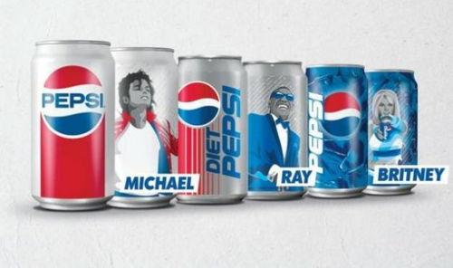 百事可乐广告图片,色彩斑斓的青春活力瞬间